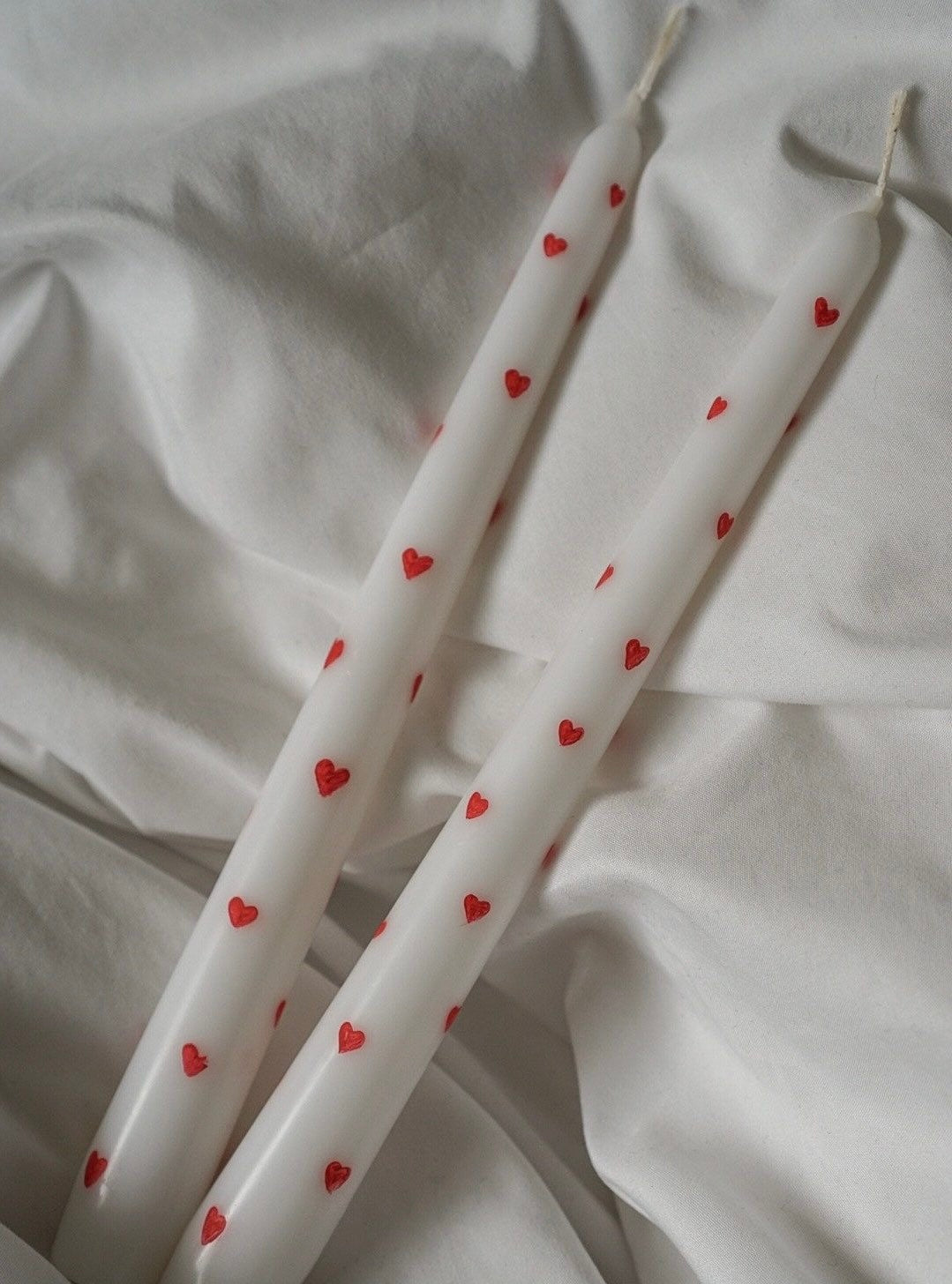 Hand-painted "hearts" lampada