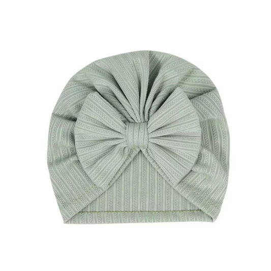 Sage Green - Baby turban hat