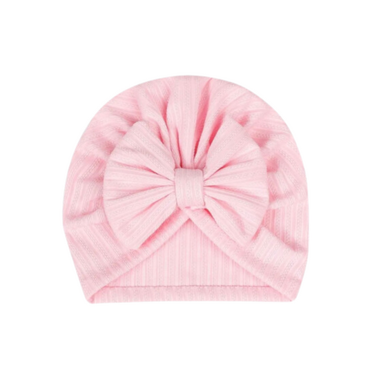 Light pink - Baby turban hat